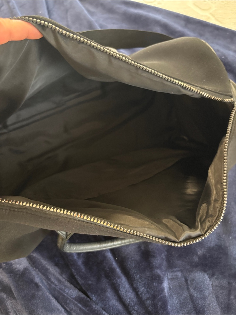 Jimmy Choo Black Duffel Bag with Adjustable Strap - Picture 3 of 3